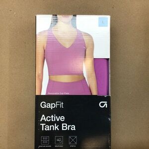 New GapFit Ladies Active Tank Bra w/ Moisture Wicking, Breathable and Stretch